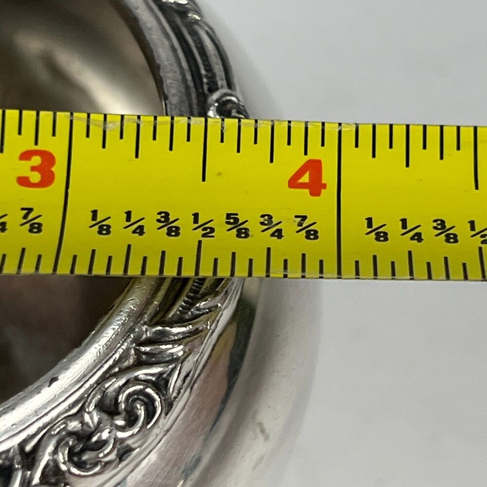 Vintage English Silver Mfg Corp Lidded Sugar Bowl Silverplate Pattern 78 USA - Picture 10 of 12